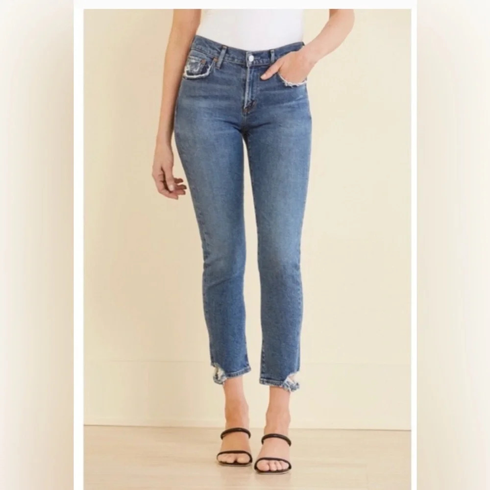 AGOLDE Toni Straight Leg Ankle Jeans Style
A133F-3002 Distressed Cropped